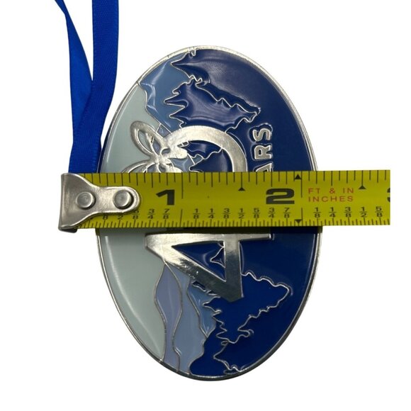 Dollywood Christmas Ornament 40 Years 2 Sided Enamel Butterfly Dolly Parton - Picture 6 of 7